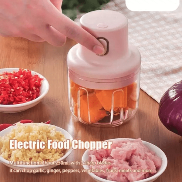 Single Bowl Electric Mini Grinder Food Chopper | Best Quality Food Chopper ( Random Color )