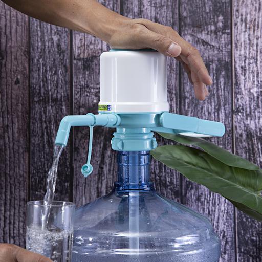 289A2023.jpg Manual Hand Press Pump With Handle - Imported Quality Water Dispenser (Random Color) - Image 1