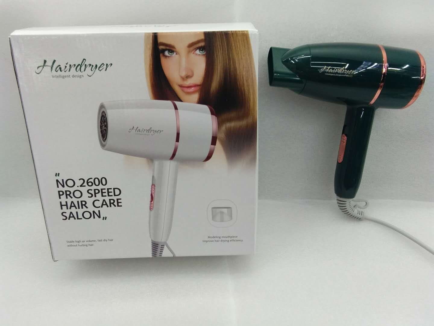 3-13.jpg Professional Hair Dryer High Power Styling Tools Blow Dryer Hot & Cool EU Plug (No 2600) Pro Speed Hair Care (Random Color) - Image 1