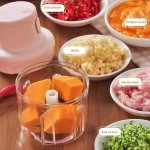 Single Bowl Electric Mini Grinder Food Chopper | Best Quality Food Chopper ( Random Color ) - Image 4