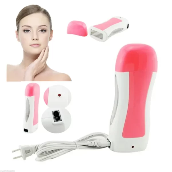 Roll On Wax Depilatory Heater Waxing Hot Cartridge Hair Removal Roller Portable Epilator ( without box)