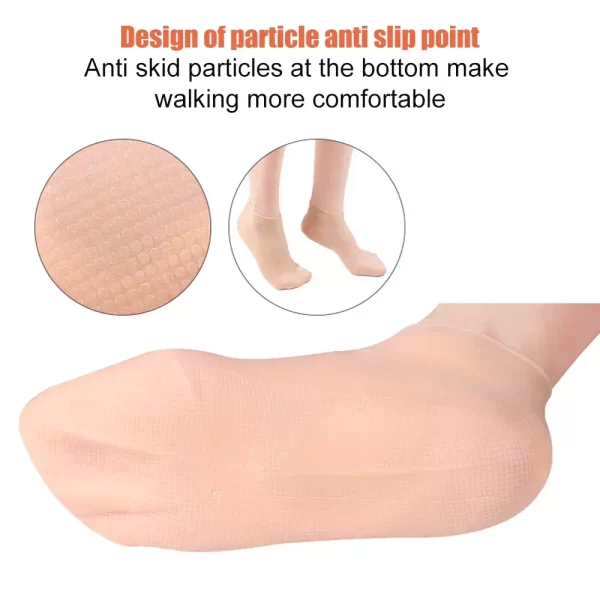 Silicone Jelly Socks Gel Moisturizing Socks Foot Care Protector 01 Pair