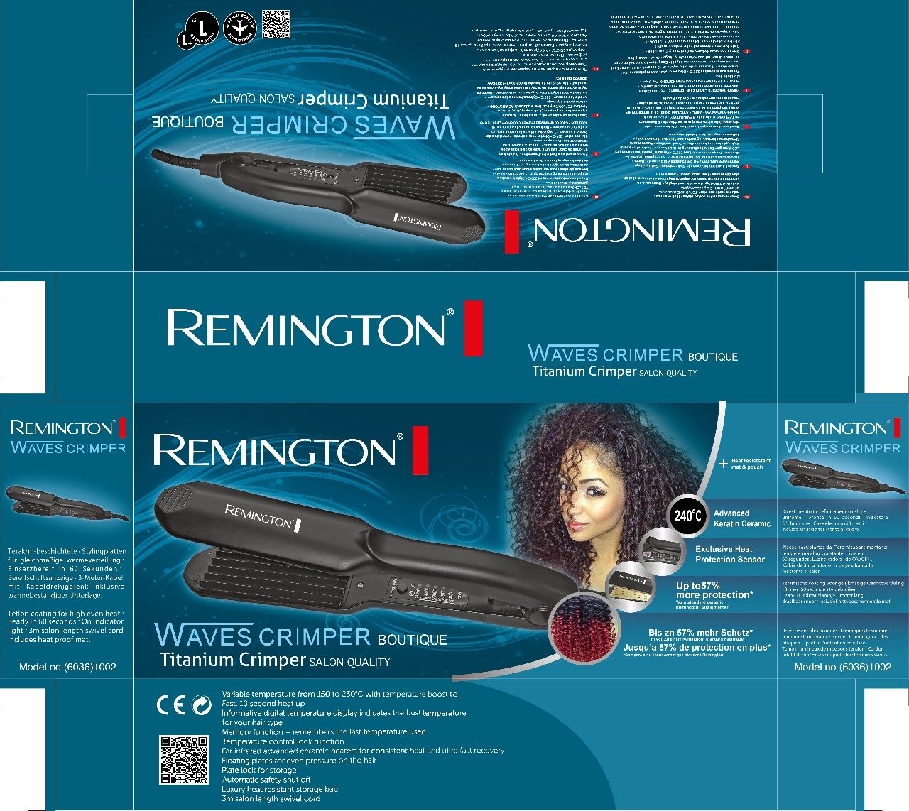 5fd67cee-89fc-4a54-ada2-4b6a993b09af.jpeg REMINGTONE Waves Crimper Hair -for women - Image 1