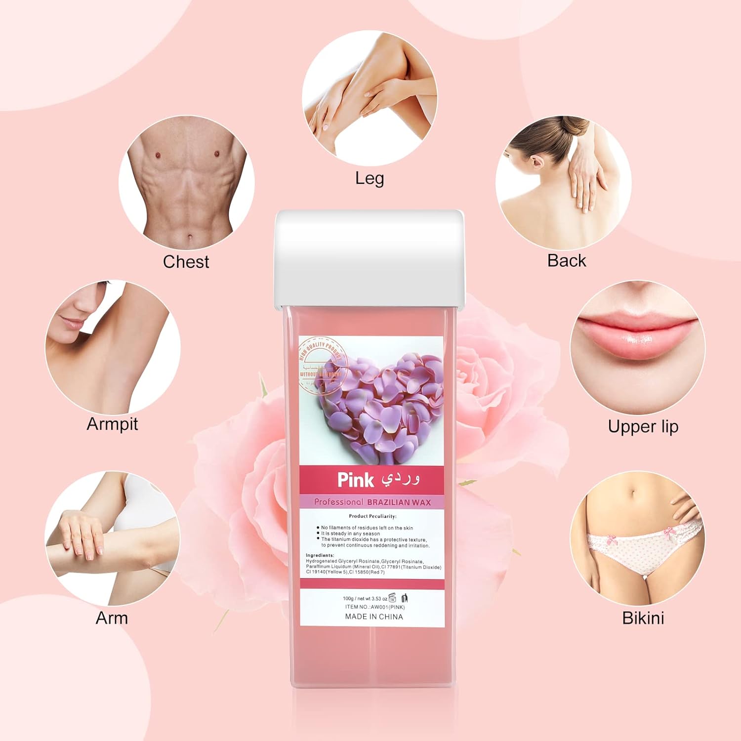 61BB7XTb3GL._AC_SL1500_.jpg Refill Hair Removal Wax Roller,( random flavor) - Image 1