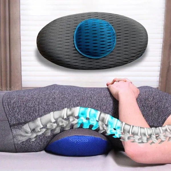 Back-and-Spine-Support-Cushion-Adjustable-ErgonomicSupportPillow.webp Comfy Curve Back Pain Relief Cushion - Image 1