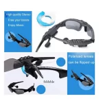 Bluetooth sun glasses with headphones connect with Mobile and talk - Image 2