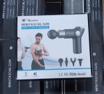 Gun massager lcd display Deep Tissue Percussion Massager  For Pain Relief Mini Massageer Gun (Random Color)