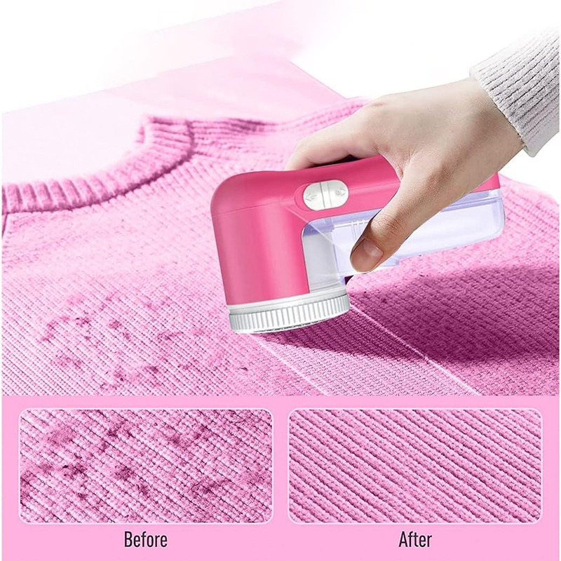 hvsv.jpg SENBAO A-614 Portable Lint Remover Rechargeable Clothes Shaver for Fluff Pilling Fabric - Image 1